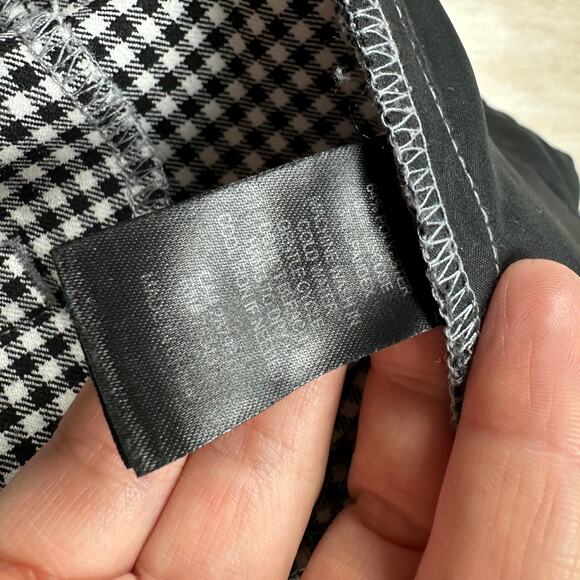 Joie High Rise Flat Front Chino Ankle Buffalo Plaid Preppy Edge Office Pants 8 - Picture 10 of 16